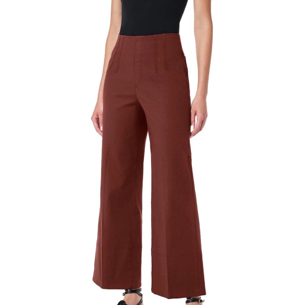 NWT Women's Spanx Stretch Twill Cropped Wide Leg Pants